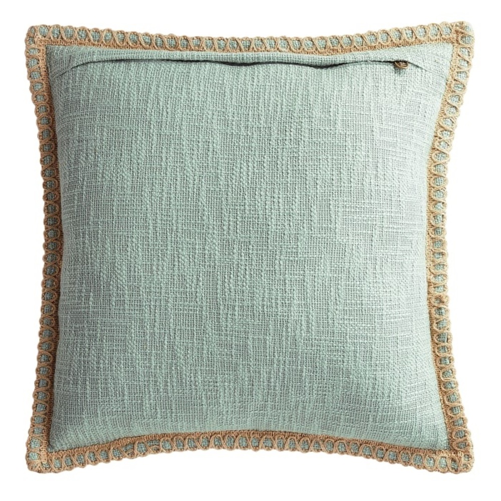 Pier 1 Chunky Jute Trimmed Pillows - DISCONTINUED